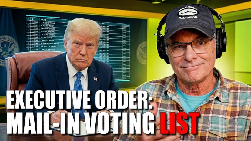Cover art for Trump is Building a FEDERAL Voter List: Should YOU Be Scared? (w/ Steve Peace)