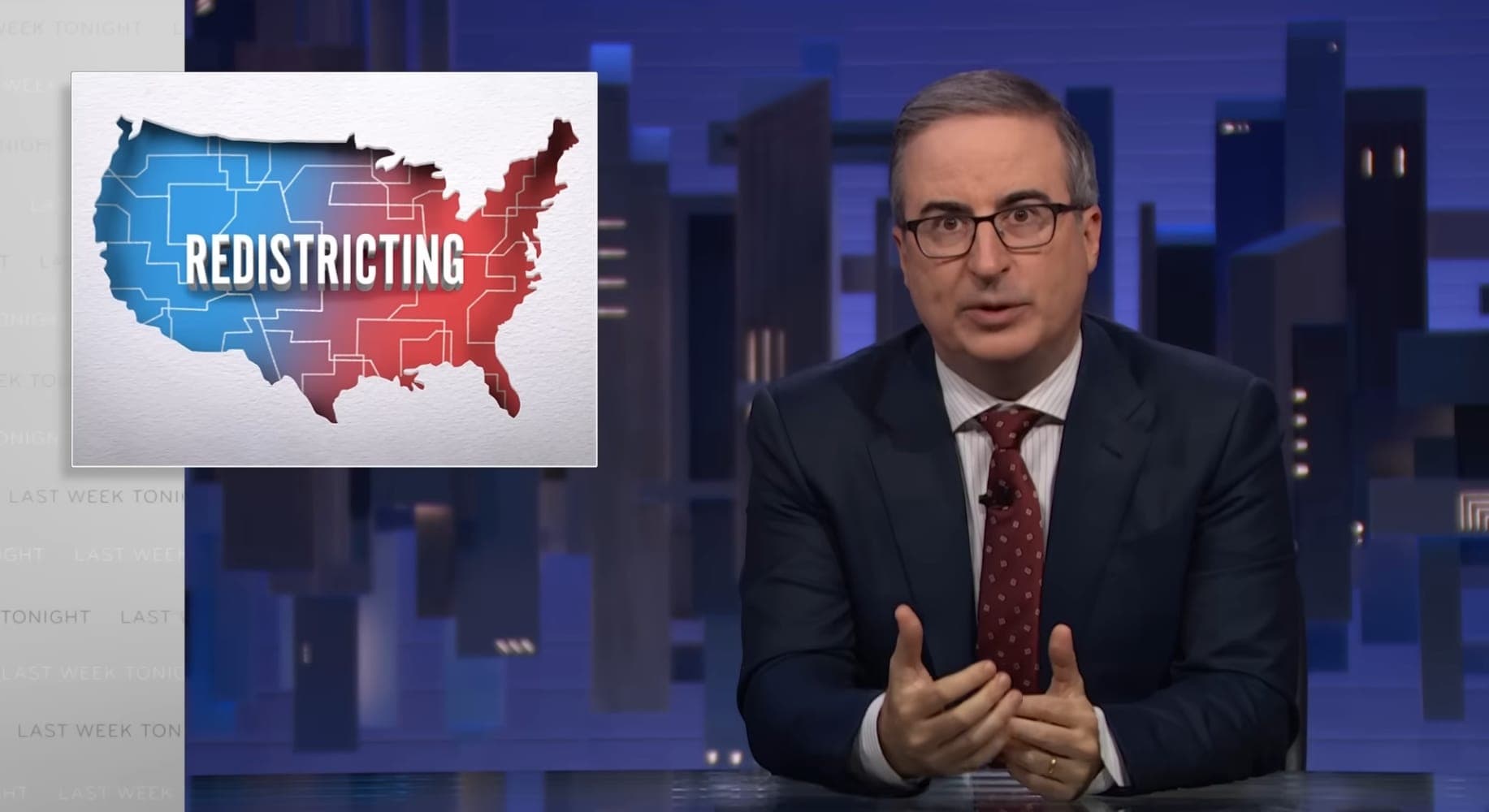John Oliver: The US Needs to 'Unf--k' Its Maps