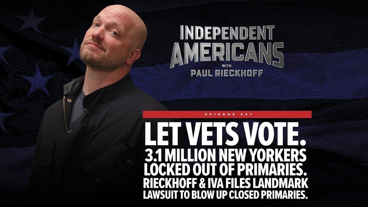 Let Vets Vote. 3.1 Million New Yorkers Locked Out of Primaries. Rieckhoff & IVA Files Landmark Lawsuit